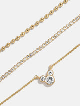 BaubleBar Disney Mickey Mouse Layered Necklace - Gold/Pavé - 
    Cyber Monday Ends Tonight: Special Deal
  
