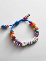 BaubleBar Make Waves Custom Bracelet - Dark Multi - 
    Waterproof name bracelet 
  

