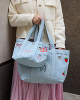 BaubleBar Light Denim - 
    Hand select 5 icons to personalize your tote
  
