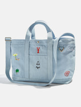 BaubleBar Light Denim - 
    Hand select 6 icons to personalize your tote
  

