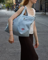 BaubleBar Light Denim - 
    Hand select 6 icons to personalize your tote
  

