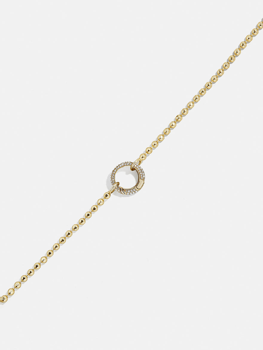 Cluster Charm Necklace Chain - Ball Chain & Charm Ring