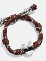 BaubleBar Silver - 
    Initial waterproof paracord bracelet
  
