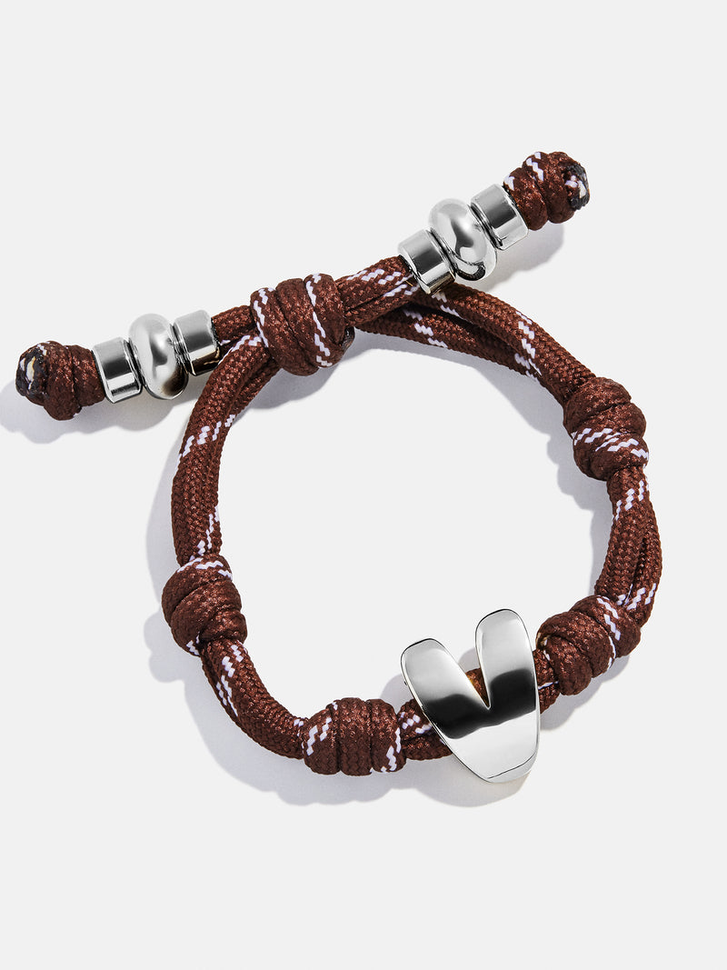 BaubleBar Silver - 
    Initial waterproof paracord bracelet
  
