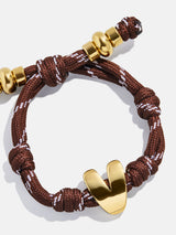 BaubleBar Gold - 
    Initial waterproof paracord bracelet
  
