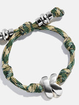 BaubleBar Silver - 
    Initial waterproof paracord bracelet
  
