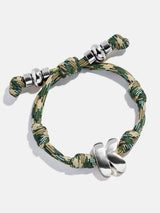 BaubleBar Silver - 
    Initial waterproof paracord bracelet
  
