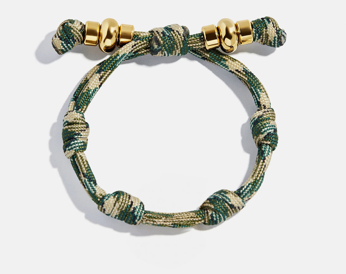 Dive In Initial Bracelet - Camo