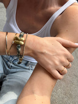 BaubleBar Gold - 
    Initial waterproof paracord bracelet
  
