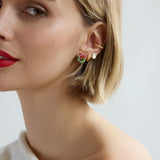Deck The Halls Stud Earrings - Holiday Wreath