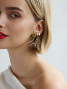 Deck The Halls Stud Earrings - Holiday Wreath