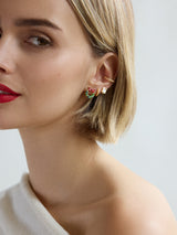 BaubleBar Deck The Halls Stud Earrings - Holiday Wreath - 
    Christmas holiday earrings 
  
