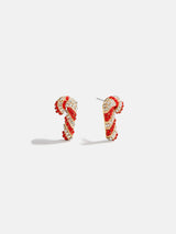 BaubleBar Holiday Twist Candy Cane Stud Earrings - Candy Cane - 
    Christmas holiday earrings 
  
