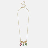 Merry & Bright Christmas Charm Necklace - Christmas Lights