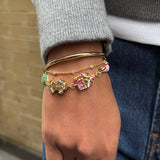 Holly Jolly Christmas Charm Bracelet - Gingerbread Man