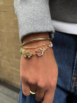 BaubleBar Holly Jolly Christmas Charm Bracelet - Gingerbread Man - 
    Holiday charms on a gold chain 
  
