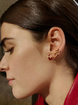 BaubleBar Reindeer Ride Crawler Earrings - Reindeer Sleigh - 
    Christmas holiday earrings 
  
