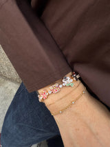 BaubleBar Disney Mickey Mouse Holiday Tennis Bracelet - Gold/Pavé - 
    Disney Christmas bracelet
  
