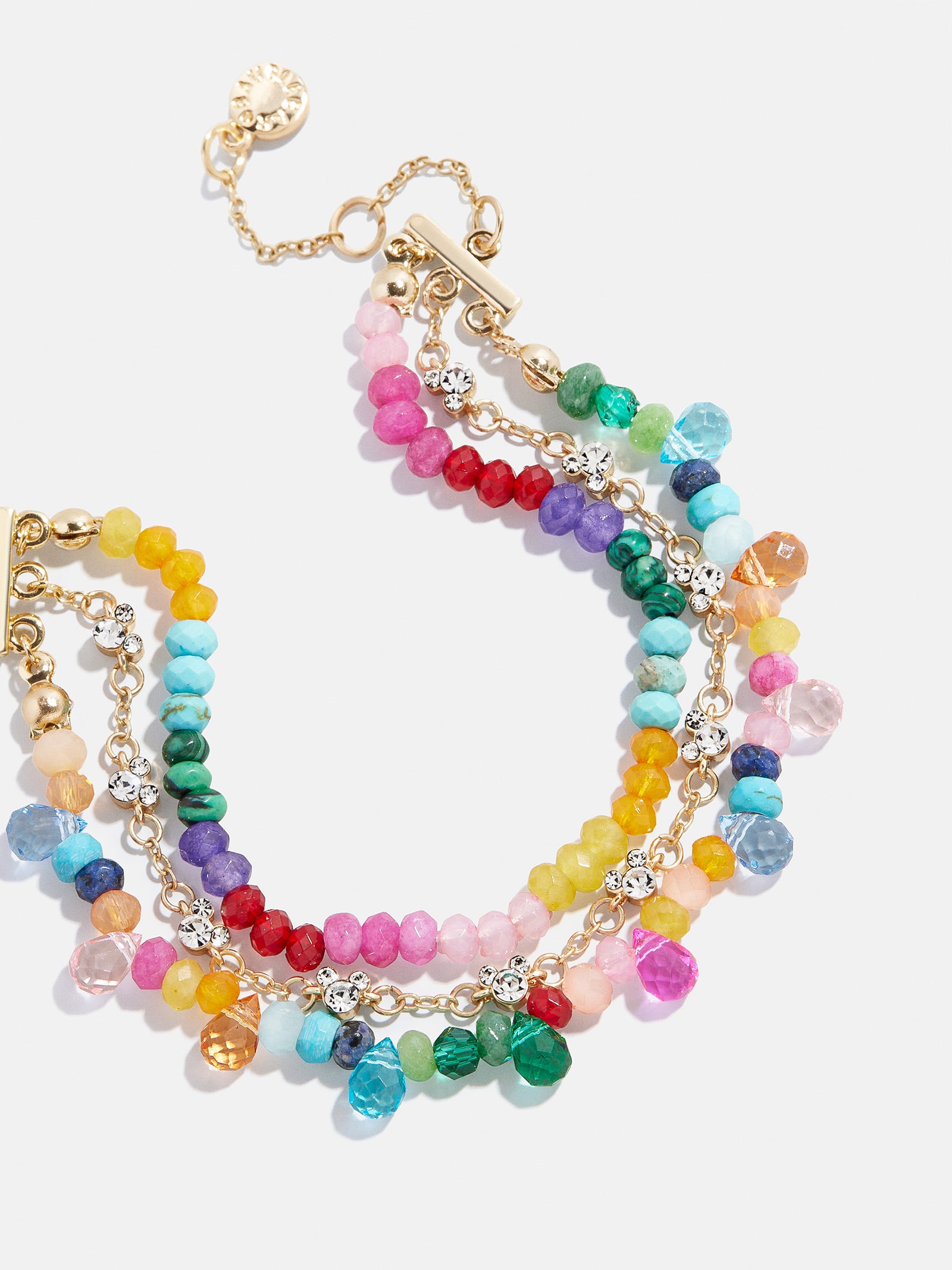 Disney Mickey Mouse Semi-Precious Layered Bracelet - Multi