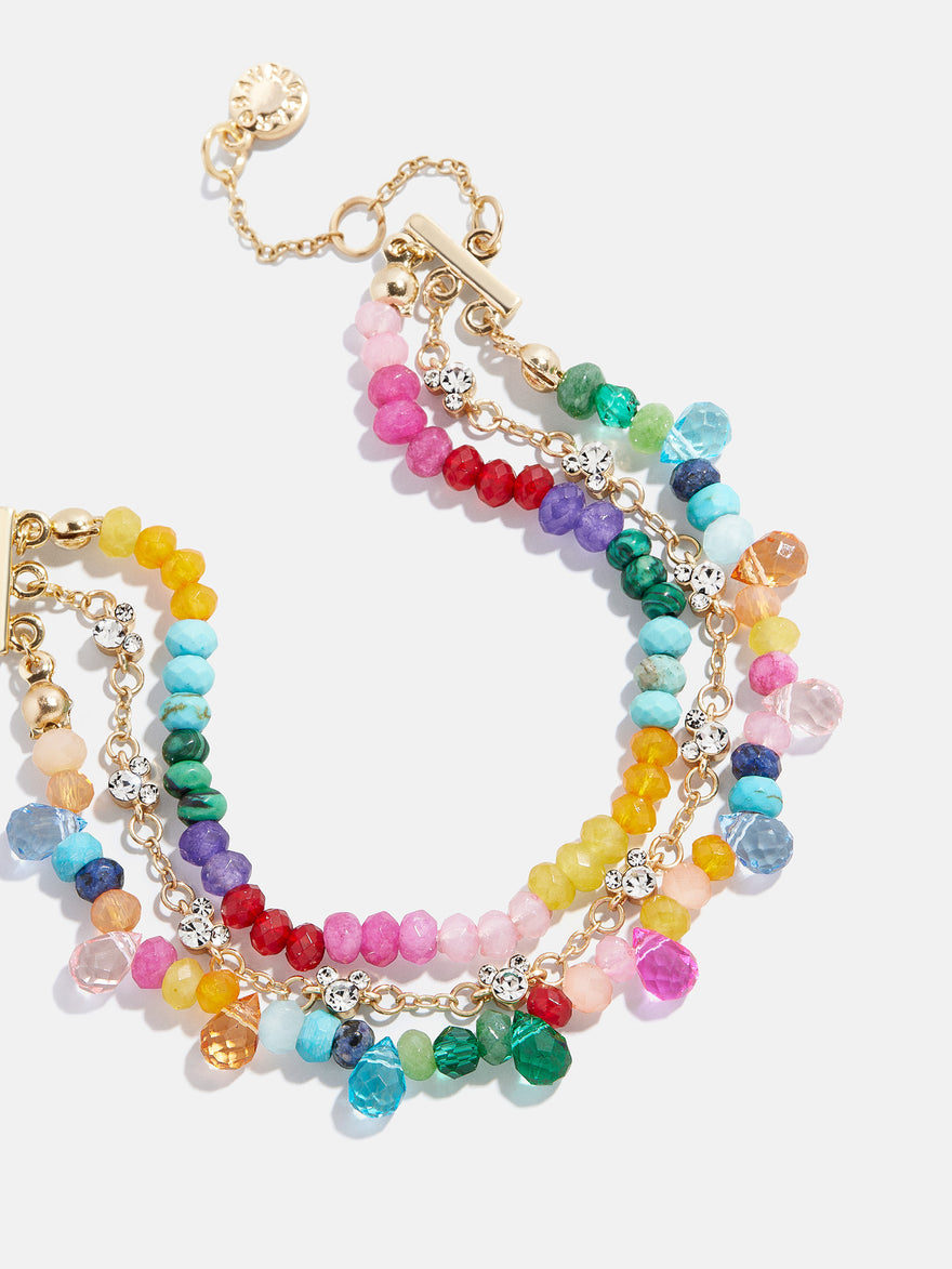 Disney Mickey Mouse Semi-Precious Layered Bracelet - Multi