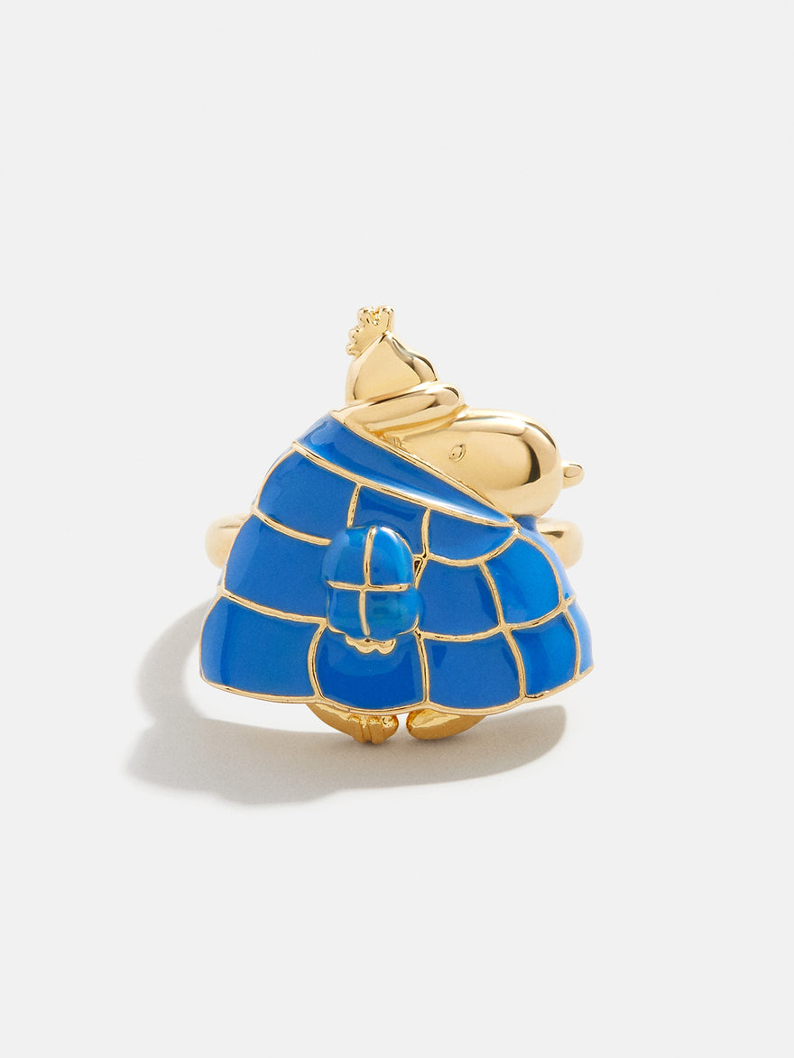 Peanuts Snoopy Puffer Jacket Ring - Gold/Blue