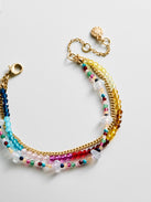 Rowan Semi-Precious Layered Bracelet - Lisbon