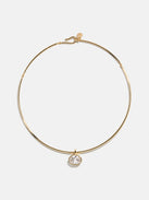 Lexi Crystal Collar Necklace - Gold/Pavé