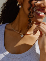 BaubleBar Lexi Crystal Collar Necklace - Gold - 
    Ends Tonight: Enjoy 20% Off
  
