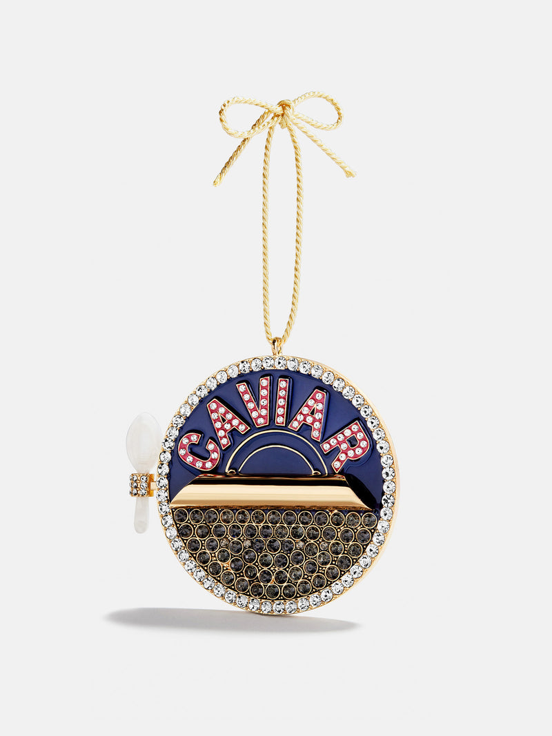 BaubleBar Luxe Little Spoonfuls Caviar Ornament - Caviar - 
    Christmas holiday ornament 
  

