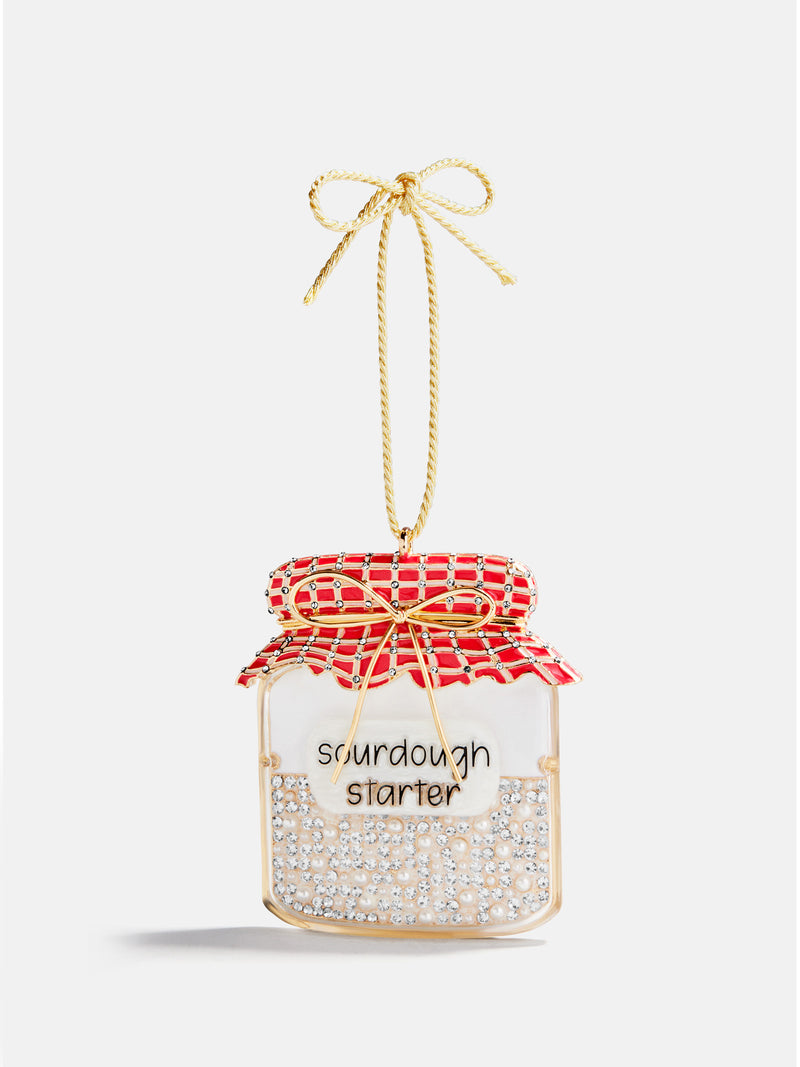 BaubleBar Everybody Rise Sourdough Ornament - Sourdough Starter - 
    Christmas holiday ornament 
  
