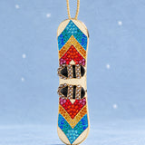 Shred The Season Snowboard Ornament - Snowboard