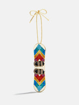 BaubleBar Shred The Season Snowboard Ornament - Snowboard - 
    Christmas holiday ornament 
  
