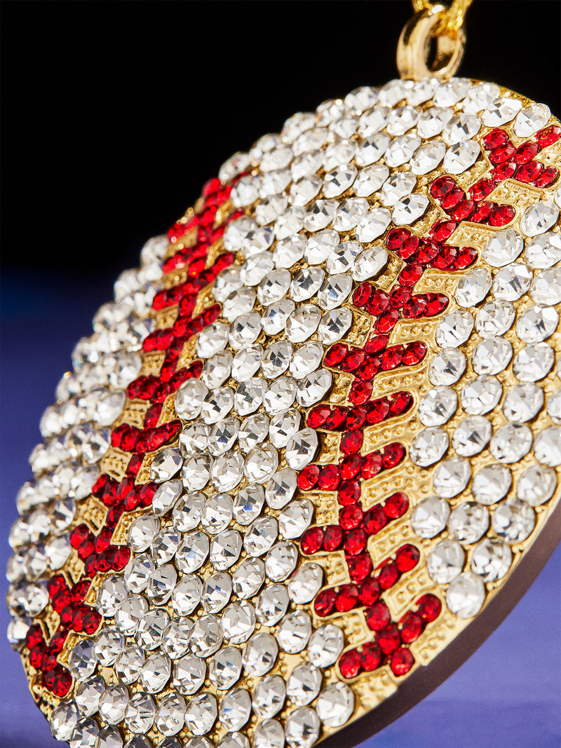 BaubleBar Perfect Catch Baseball Ornament - Baseball - 
    Christmas holiday ornament 
  
