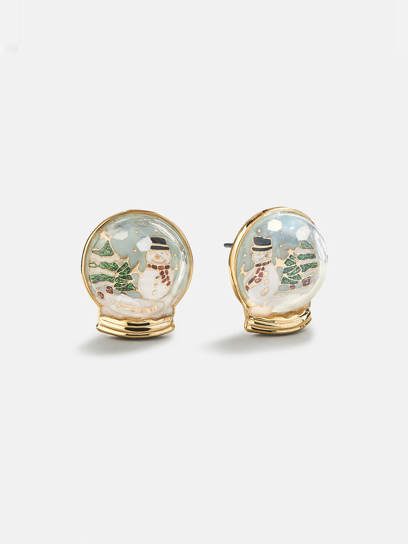 BaubleBar Let It Snow Globe Earrings - Snow Globe - 
    Christmas holiday earrings 
  
