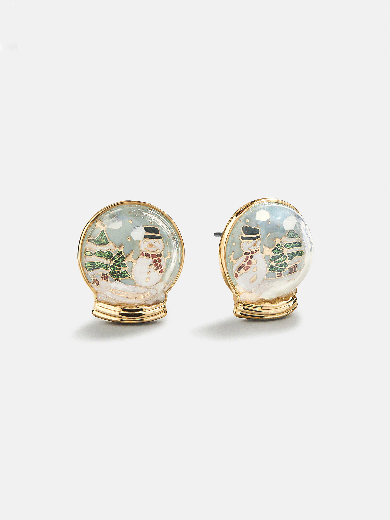Let It Snow Globe Earrings - Snow Globe
