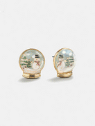 Let It Snow Globe Earrings - Snow Globe