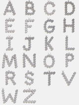 BaubleBar Merry Monogram Ornament - Silver/Pavé - 
    Christmas ornament


  
