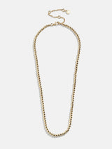 BaubleBar Waterproof Pisa Necklace - Gold - 
    Gold beads on chain
  
