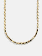 BaubleBar Waterproof Pisa Necklace - Gold - 
    Gold beads on chain
  
