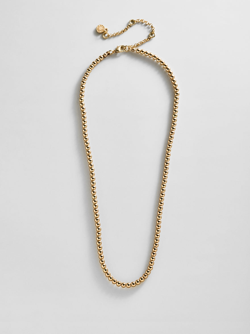 Waterproof 14K Gold Pisa Necklace - Gold