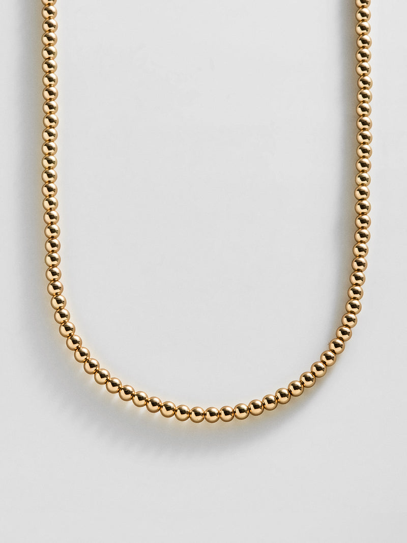 Waterproof 14K Gold Pisa Necklace - Gold