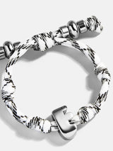 BaubleBar Silver - 
    Initial waterproof paracord bracelet
  

