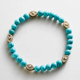 Peace of Mind Semi-Precious Bracelet - Evil Eye