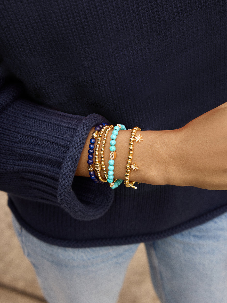 Peace of Mind Semi-Precious Bracelet - Evil Eye