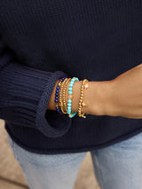 BaubleBar Peace of Mind Semi-Precious Bracelet - Evil Eye - 
    Beaded bracelet for stacking
  
