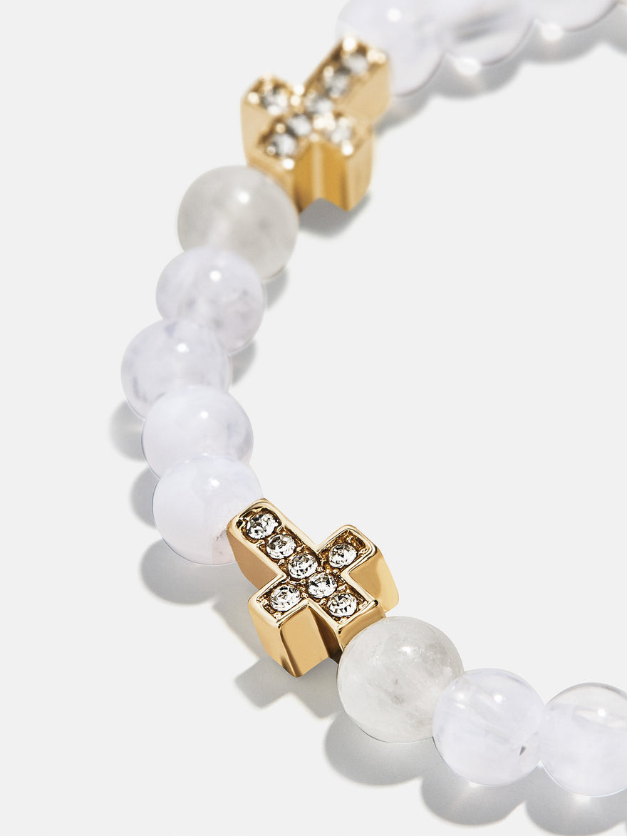 Peace of Mind Semi-Precious Bracelet - Cross
