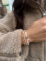 BaubleBar Peace of Mind Semi-Precious Bracelet - Cross - 
    Beaded bracelet for stacking
  
