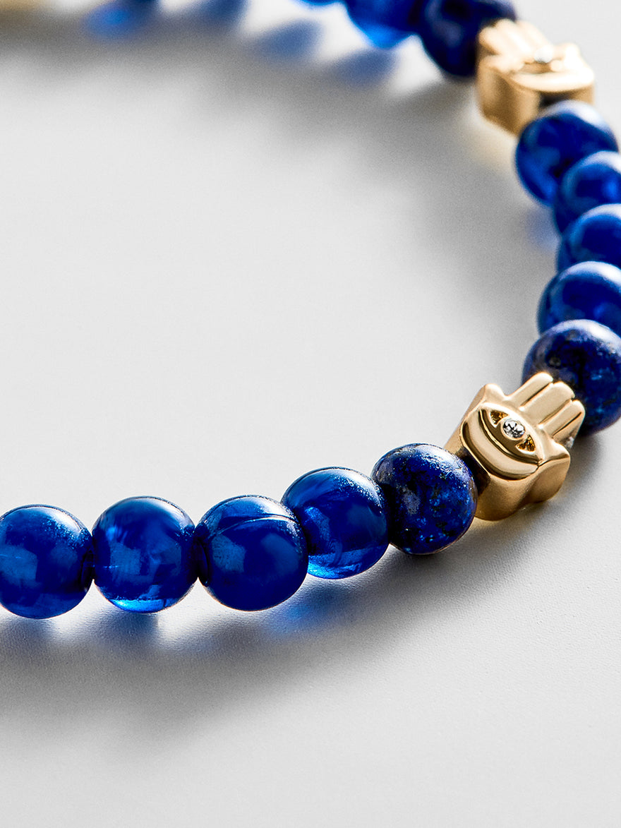 Peace of Mind Semi-Precious Bracelet - Hamsa
