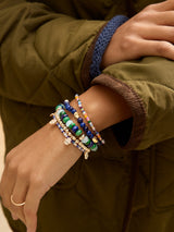 BaubleBar Peace of Mind Semi-Precious Bracelet - Hamsa - 
    Beaded bracelet for stacking
  
