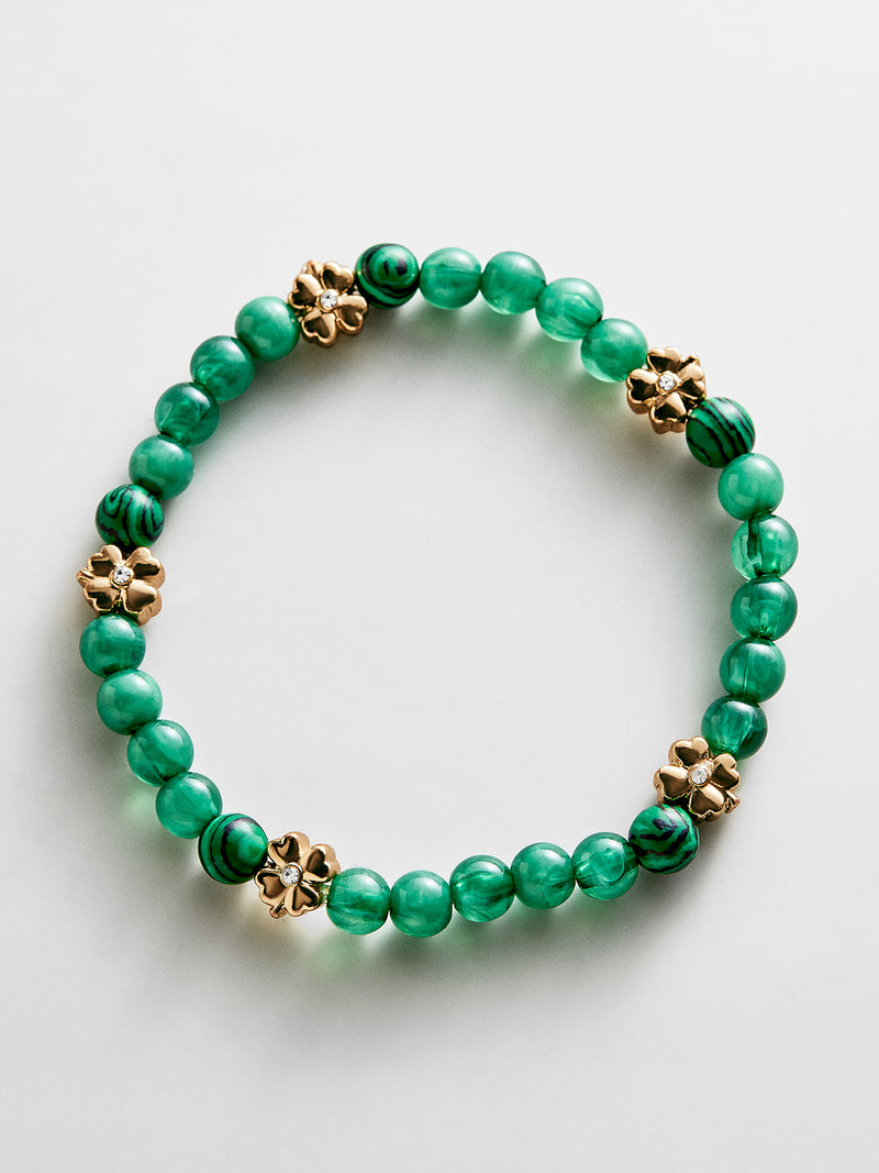 Peace of Mind Semi-Precious Bracelet - Clover